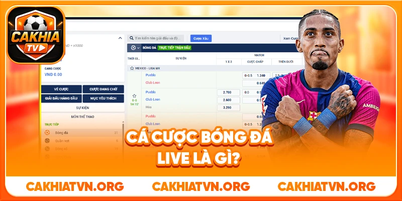 Hướng Dẫn Cá Cược Bóng Đá Live Từ A–Z Trên Cakhia TV 2 Cá cược bóng đá live là gì?